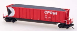 InterMountain 67102-101 - Bathtub Coal Gondola - (Multimark Red) Canadian Pacific (CP) 349315 - N Scale