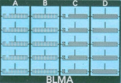 BLMA #403 - Freight Car Coupler Platforms (2 Styles - 5 Pair Of Each) - N Scale