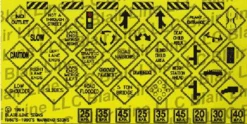 Blair Line 010 - Warning Signs #4 - N Scale