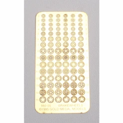 Gold Medal Models 160-55 - Assorted Brakewheels (90 Brakewheels In 15 Different Styles)