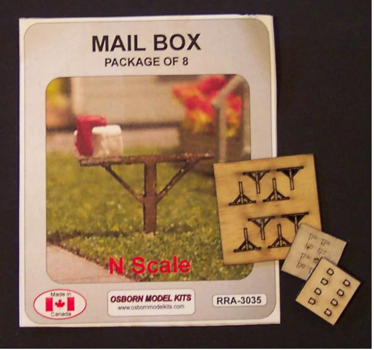 Osborn Models 3035 - Mailboxes - N Scale