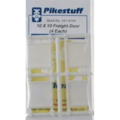 Pikestuff 541-8104 - 10x10 Freight Door (4 Each) - N Scale Kit