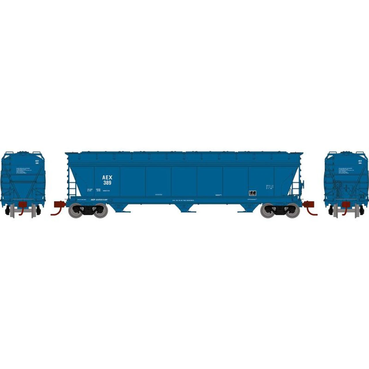 Athearn 8488 - ACF 4600 3-Bay Hopper The Andersons (AEX) 389 - N Scale