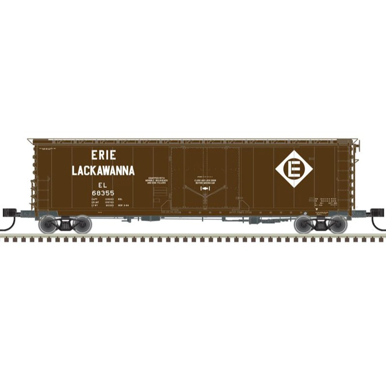 Atlas 50005694 - 50' GA RBL Boxcar Erie Lackawanna (EL) 68349 - N Scale