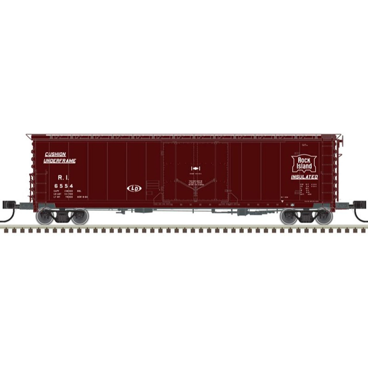 Atlas 50005703 - 50' GA RBL Boxcar Rock Island (RI) 6551 - N Scale