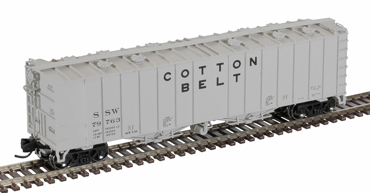Atlas 50005815 - 4180 Airslide Covered Hopper Cotton Belt (SSW) 79738 - N Scale