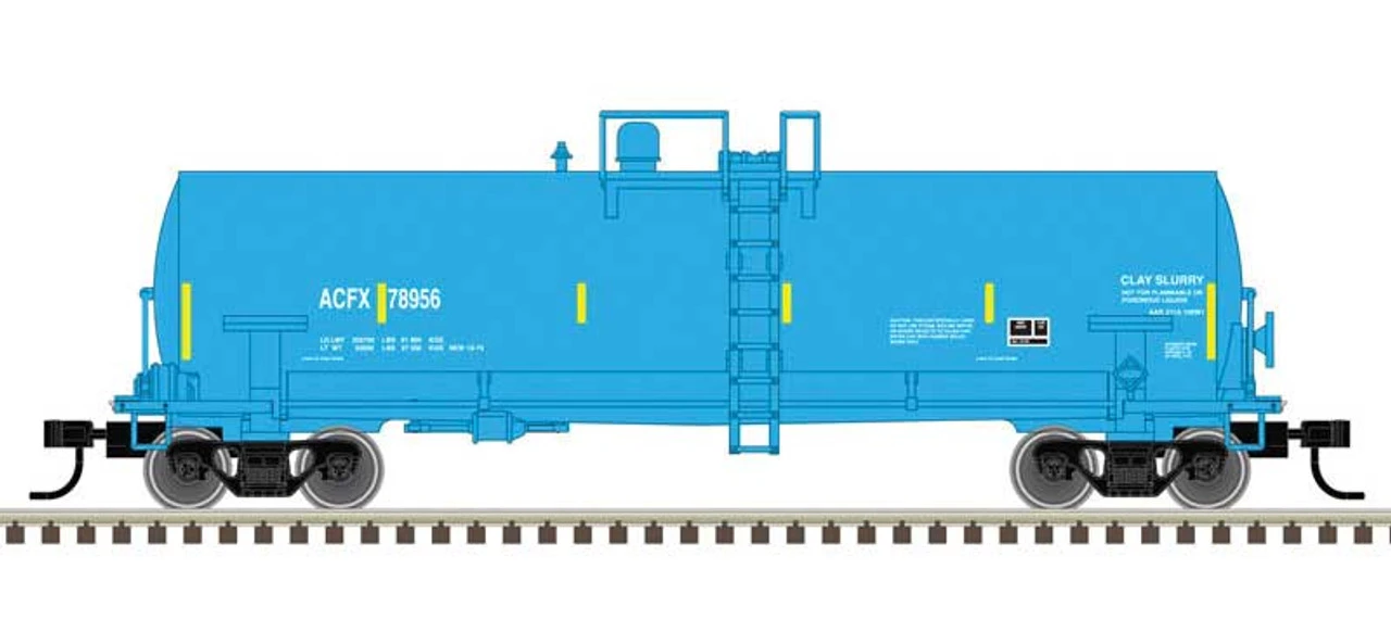 Atlas 50006147 - ACF 14,000-Gallon Kaolin Tank Car American Car & Foundry (ACFX) 78920 - N Scale