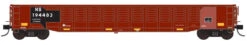 Trainworx 25213-06 - 52’6″ Corrugated Gondola Norfolk Southern (NS) 194483 - N Scale