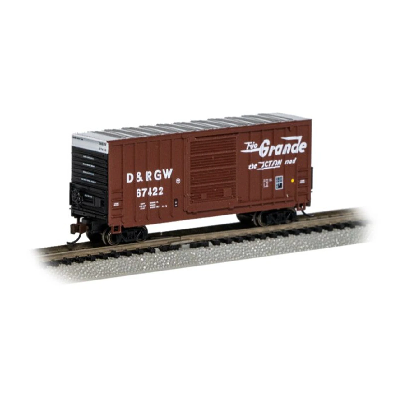 Bachmann 18253 - High-Cube Box Car Denver & Rio Grande Western (D&RGW) 67422 - N Scale
