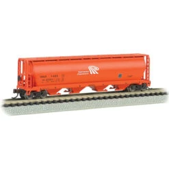 Bachmann 19156 - 4-Bay Clyindrical Grain Hopper - Potash Potash (CGLX) 1455 - N Scale
