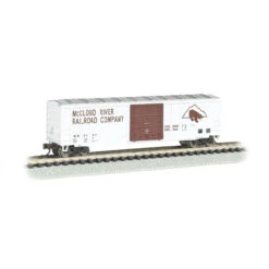 Bachmann 19660 - ACF 50'6" Outside Braced Box Car McCloud River Railroad Company (MR) 2197 - N Scale