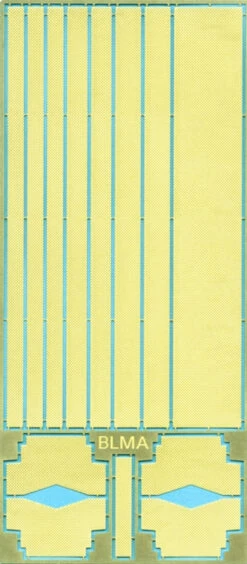 BLMA #250 - Diamond Tread Plate - Various Shapes & Strips - N Scale