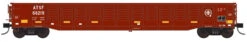 Trainworx 25225-13 - 52’6″ Corrugated Gondola Atchison, Topeka And Santa Fe (ATSF) 68217 - N Scale