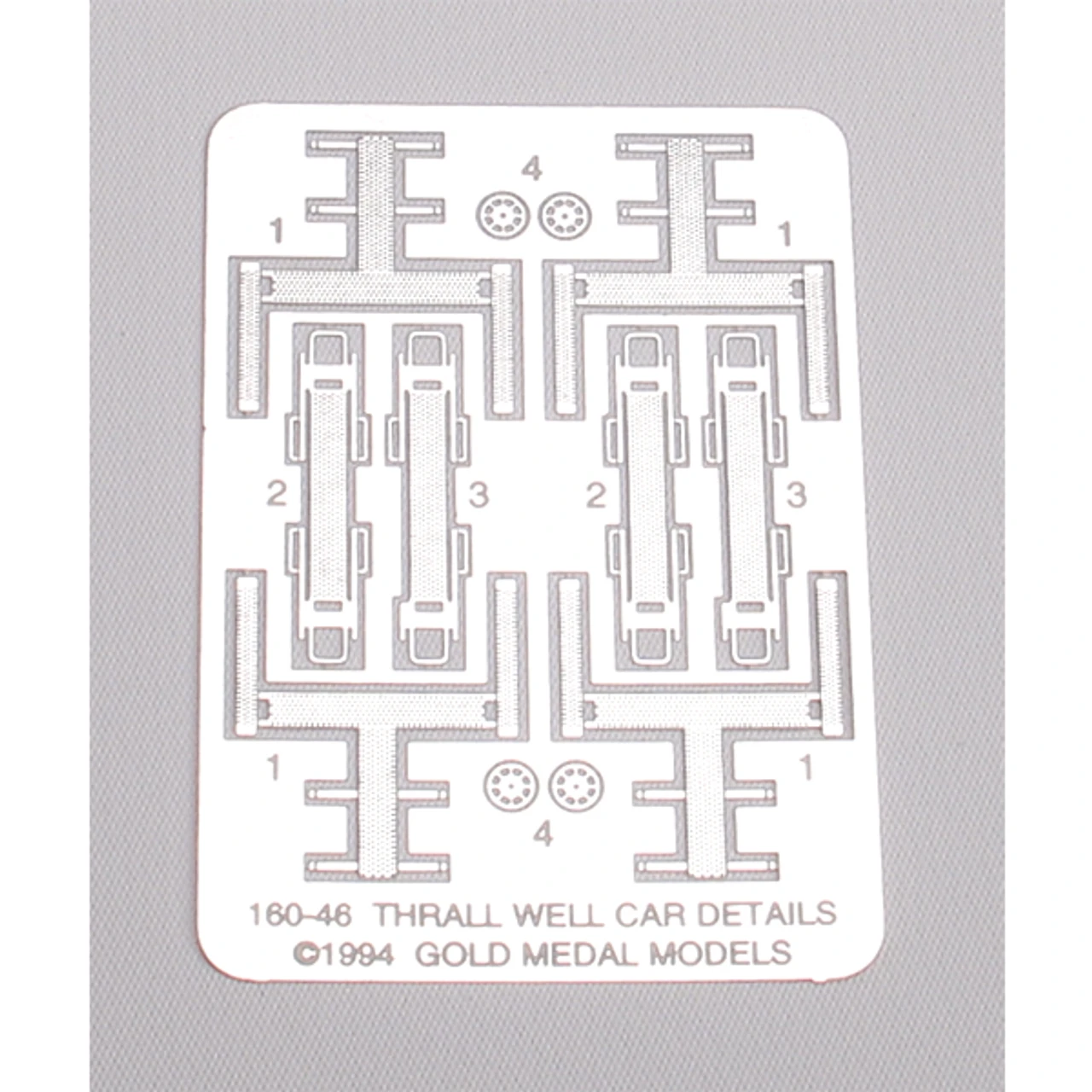 Gold Medal Models 160-46 - Walthers Thrall Stand-Alone Well Car Details