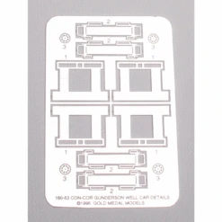 Gold Medal Models 160-53 - Con-Cor Gunderson All-Purpose Well Car Details