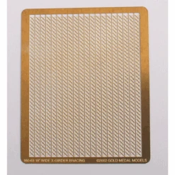 Gold Medal Models 160-63 - 18" Wide X-Bracing For Steel Girders (1,000 Scale Feet)