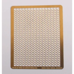 Gold Medal Models 160-64 - 24" Wide W-Bracing For Steel Girders (800 Scale Feet)