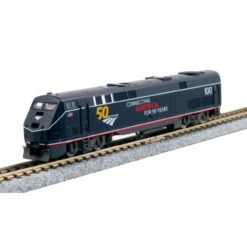 Kato 176-6035-DCC - GE P42DC W/ DCC Amtrak (AMTK) "Midnight Blue" #100 - N Scale