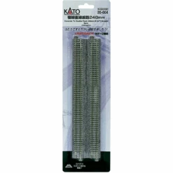 Kato 20-004 - 248mm (9 3/4") Concrete Tie Double Track Straight [2 Pcs] - N Scale