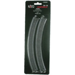 Kato 20-110 - 282mm (11") Radius 45º Curve Track [4 Pcs] - N Scale