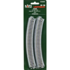 Kato 20-130 - 348mm (13 3/4") Radius 30º Curve Track [4 Pcs] - N Scale