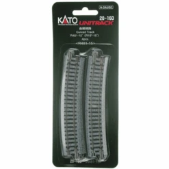 Kato 20-160 - 481mm (19") Radius 15º Curve Track [4 Pcs] - N Scale