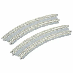 Kato 20-183 - 315mm/282mm Radius 45º CT Double Track Superelevated [2 Pcs] - N Scale