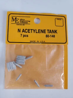 Micro Engineering 80-148 - Acetylene Tank 7pcs - N Scale