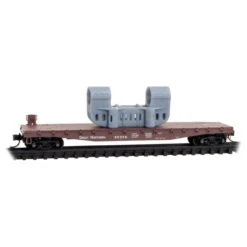 Micro-Trains Line 04500640 - 50' Flat Car, Fishbelly Side W/ Side Mount Brake Wheel Great Northern (GN) 65356 - N Scale