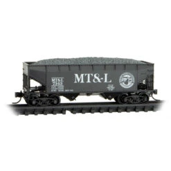 Micro-Trains Line 05550620 - 33' Twin Bay Hopper W/ Load Medford, Talent & Lakecreek (MTL) 7343 - N Scale