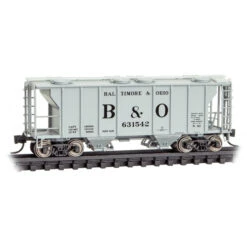 Micro-Trains Line 09500042 - PS-2 2-Bay Covered Hopper Baltimore & Ohio (B&O) 631542 - N Scale