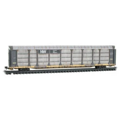 Micro-Trains Line 11144460 - 89' Tri-Level Autorack Norfolk & Western (NW) ETTX 800838 - N Scale