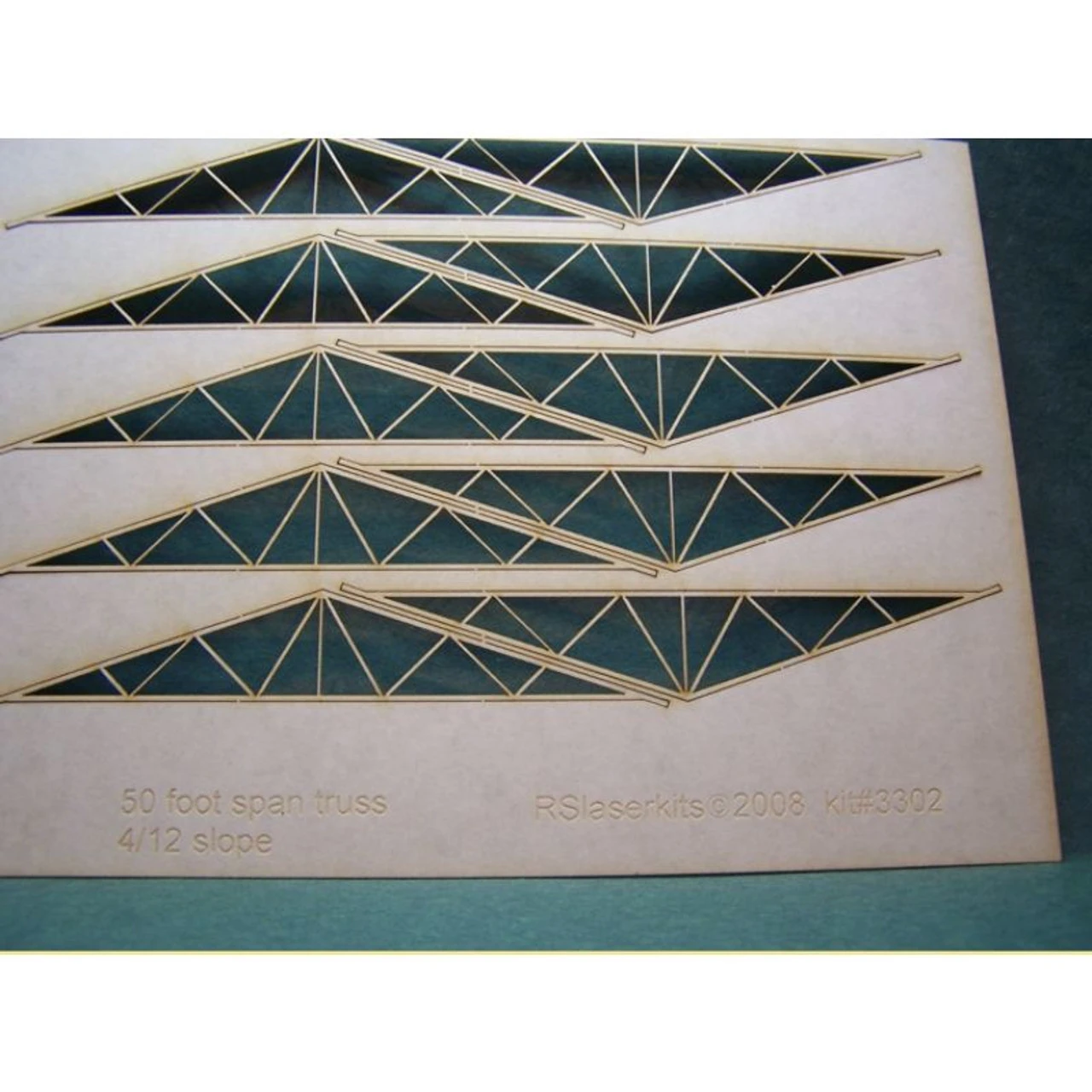 RslaserKits 3302 - Trusses (50 Foot) - N Scale Kit