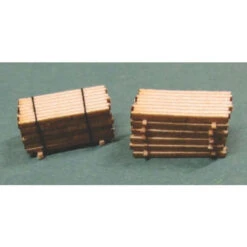 RslaserKits 3524 - Lumber Stacks - 12 Foot Long - N Scale Kit