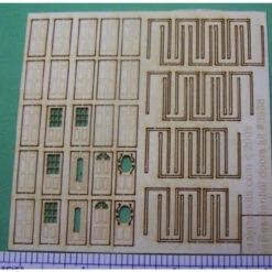 RslaserKits 3988 - House Doors - N Scale Kit