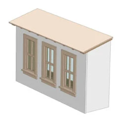 Showcase Miniatures 570 - Dormer Extenstion - N Scale Kit