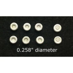 Showcase Miniatures W25004 - Tri-Axle Heavy Duty Alloy Wheels - N Scale Kit